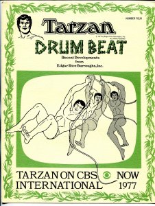 Tarzan Drum Beat #4  1977 - ERB inc  -FN - Comic Book