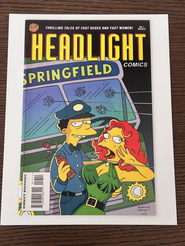 Simpsons Comics #17 (1996). NM-. Headlights b/c.