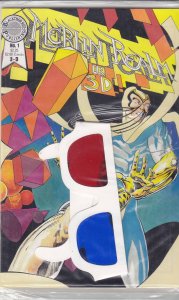 MerlinRealm 3-D #1 (in bag) VF ; Blackthorne | Merlin Realm with glasses
