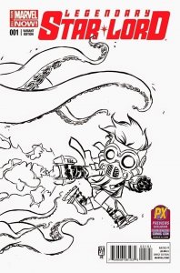 (2014) SDCC EXCLUSIVE PX DIAMOND STARLORD SKOTTIE YOUNG SKETCH VARIANT COVER!