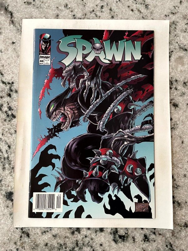 Spawn # 40 VF/NM 1st Print Image Comic Book Todd McFarlane Angela Clown 16 J874