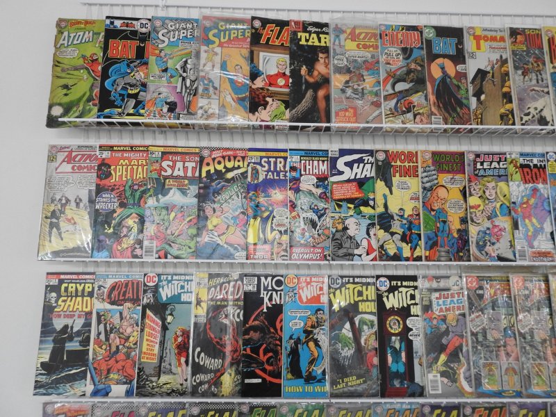 Huge Lot 140+ Silver/Bronze Comics W/ Flash, Daredevil, Superman, +More See desc