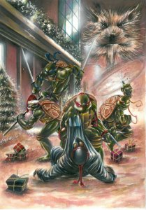 TMNT #124 VIRTUAL COMIC CON MANU SILVA VIRGIN EXCLUSIVE COVER NM.