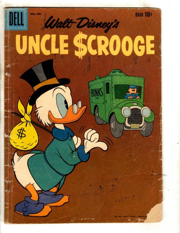 Uncle Scrooge # 32 VG- Gold Key Silver Age Comic Book Donald Duck Disney JL7