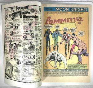 MOON KNIGHT Comic Issue 4 — 32 Pages 50 Cent Cover — 1981 Marvel Universe Fine+ 