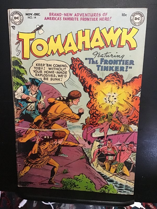 Tomahawk #14 (1952) Affordable-grade The Frontier Tinkerer! VG+ Wow!