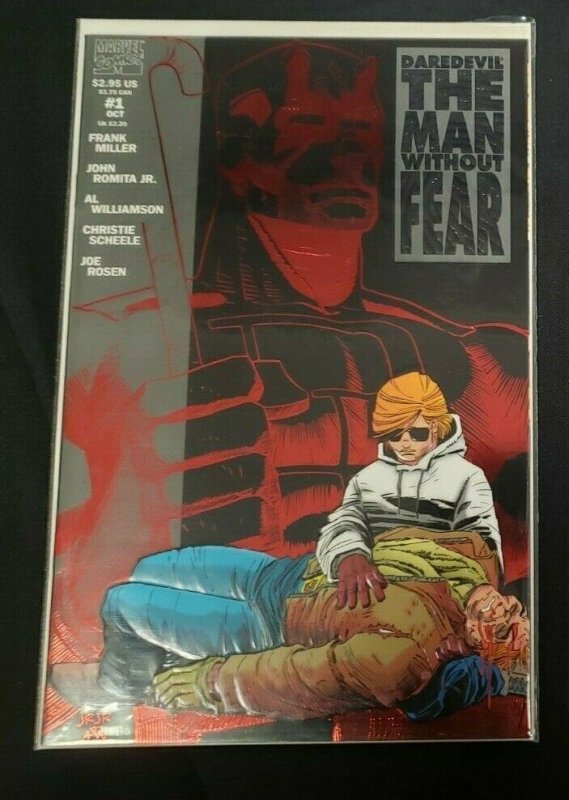 DAREDEVIL 2PC (VF/NM) THE MAN WITHOUT FEAR ISSUES #1-2, FRANK MILLER 1993