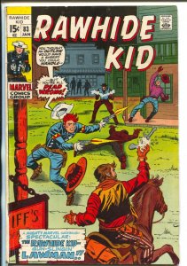 Rawhide Kid #83 1971-Marvel-Stan Lee-Larry Leiber-gunfight cover-VG