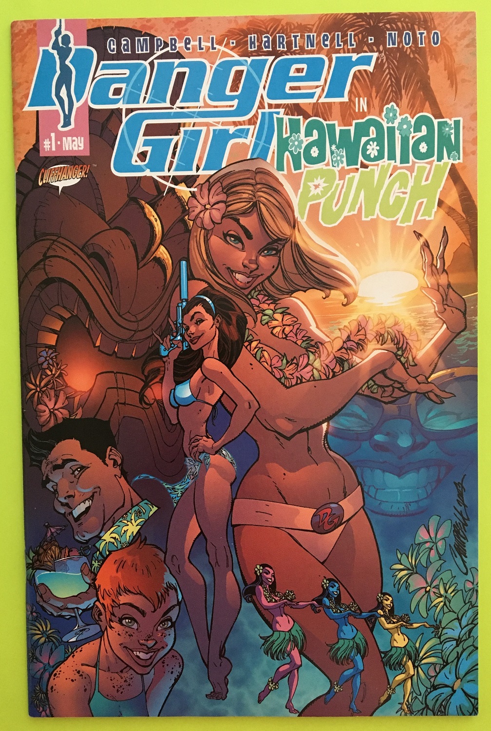 Danger Girl Hawaiian Punch 1 Campbell Cover Wildstorm 2003 Comic Books Modern Age Wildstorm 8361