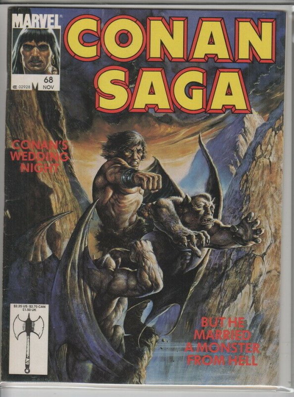 CONAN SAGA #68 F+ A04804