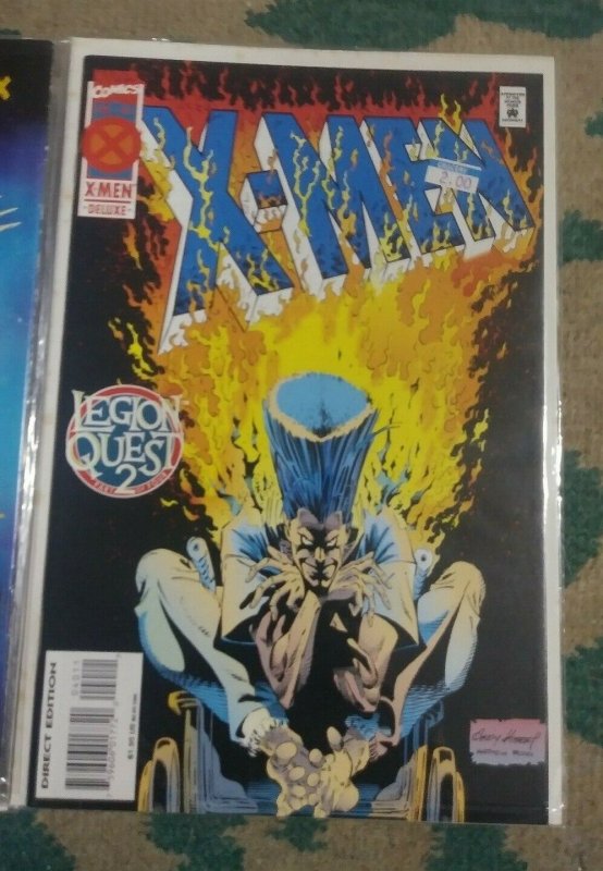 X MEN # 40  1995 Marvel LEGION QUEST PT 2 XAVIER  MAGNETO WOLVERINE SABERTOOTH