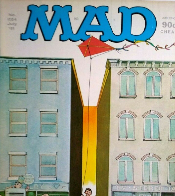 Mad Magazine July 1981 No 224 Raging Bull Movie Satire Hart To Hart TV Show 