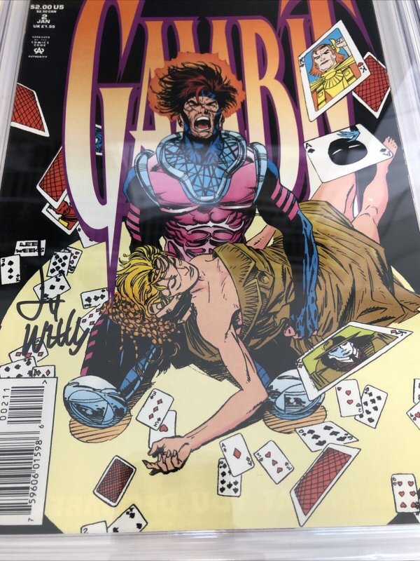 Gambit (1994) # 2 (CGC 9.8 SS) Signed Lee Weeks * Marvel Comics * Howard Mackie