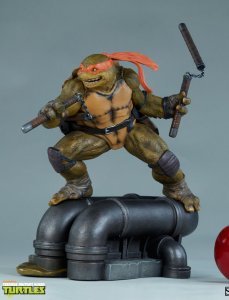 Sideshow Teenage Mutant Ninja Turtles, Michelangelo Statue (Regular)