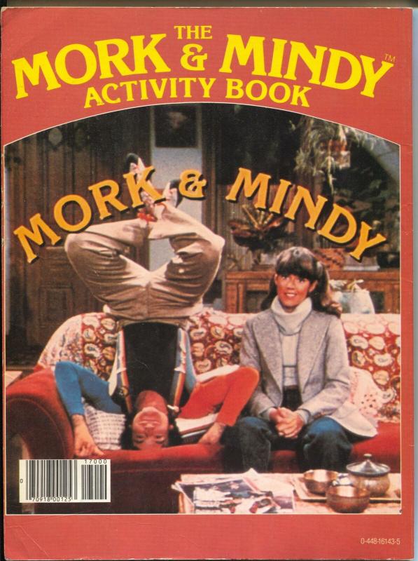 Mork and Mindy Activity Book 1978-Robin Williams-Pam Dawber-TV series-VG