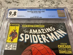 Amazing Spider-Man # 307 CGC 9.8 Marvel Comic Book 1988 McFarlane Chameleon JH29