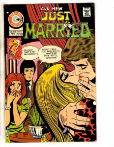 Just Married # 105 FN Charlton Comic Book Romance Love Series Bronze Age PP12