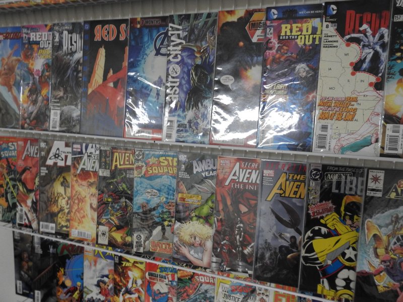 Huge Lot 120+ Comics W/ REBELS, Avengers, All-Star Squadron+ Avg VF- Condition!!