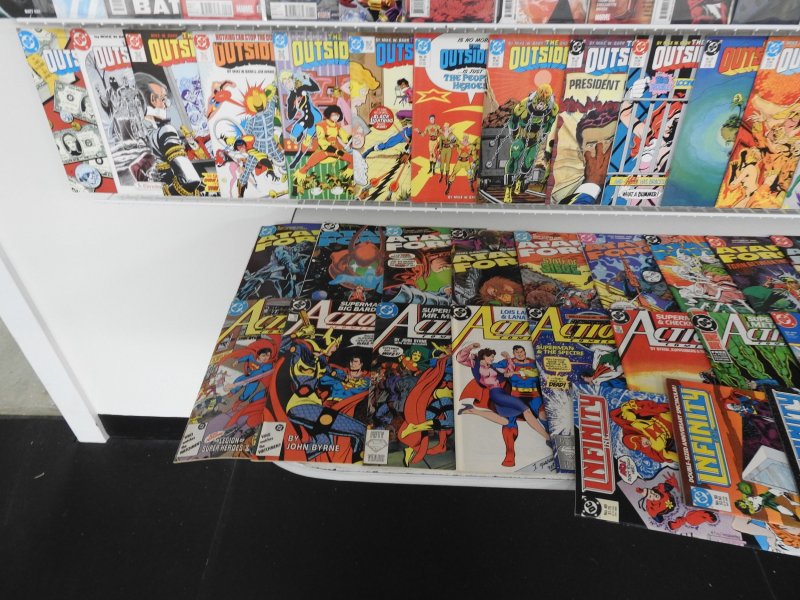 Huge Lot 160 Comics W/ Action Comics, Daredevil, Iron Man, +More! Avg VF- Cond!