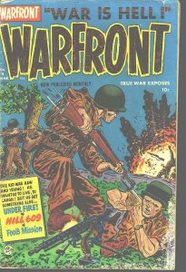 WARFRONT #4 BOB POWELL VIOLENT ART & STORIES 1952 KOREA G/VG