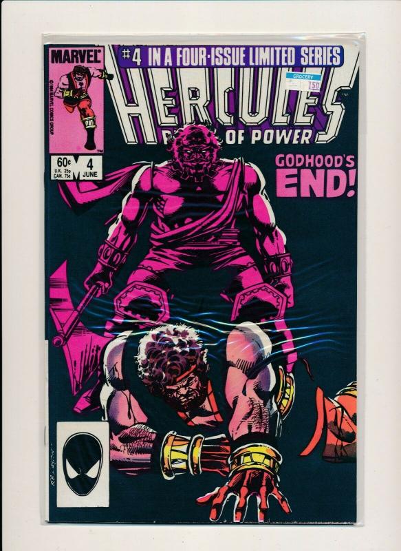 Marvel Mini Series of 4-HERCULES PRINCE OF POWER #1-4 F/VF 1983/'84 (PF471) 