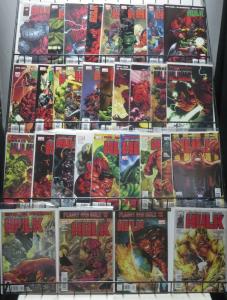 HULK (Marvel,2008) COLLECTION! 32 books!Loeb & Ed McGuinness paint Hulk Red! 