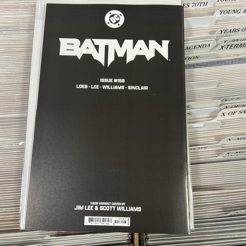 BATMAN #158 1:608 JEFF LOEB SIGNED VARIANT | DC Comics Hush -