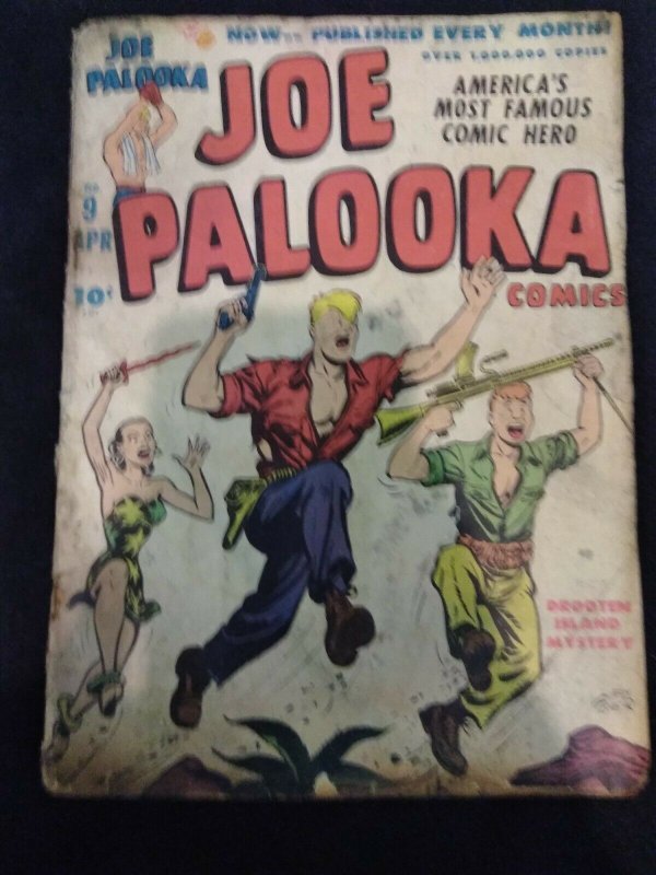 Joe Palooka #9 Harvey Comics 1947 Low Grade Copy GOLDEN AGE