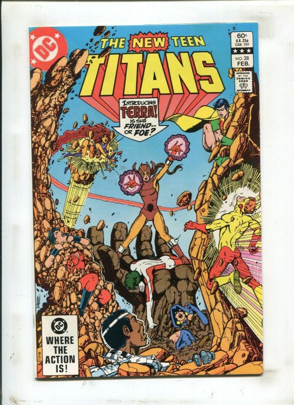 New Teen Titans #28 - Direct Edition - George Perez (VF/NM) 1983