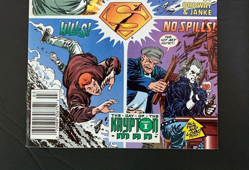Superman 2Nd Series #41 Dc Comics 1990 Vf+ Newsstand