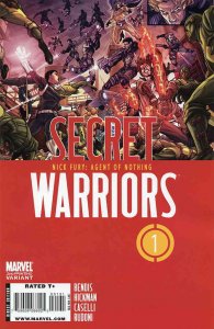 Secret Warriors #1 (2nd) VF ; Marvel | Variant Jonathan Hickman