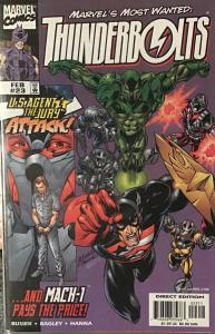 THUNDERBOLTS 1997 MARVEL #20-27 NM CONDITION 8  BOOK LOT 