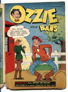 Ozzie and Babs #1 1947- DOUBLE COVER- Teen Humor G