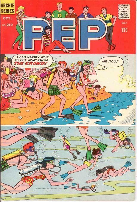 PEP (1940-1987)210 VF-NM   October 1967 COMICS BOOK