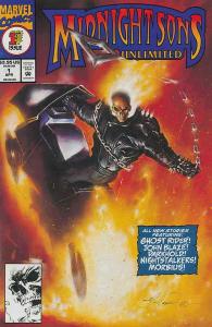 Midnight Sons Unlimited #1 FN; Marvel | save on shipping - details inside