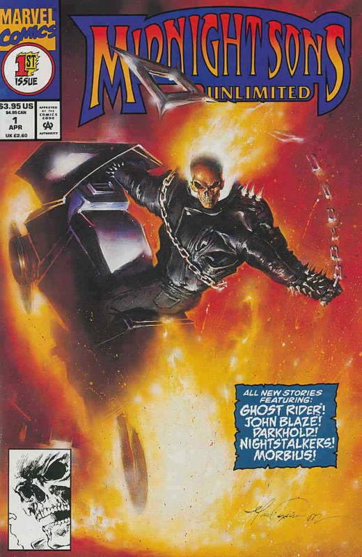 Midnight Sons Unlimited #1 FN; Marvel | save on shipping - details inside