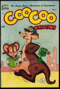 Coo Coo Comics #52 1950- Supermouse- comics cover- Funny Animals F/VF