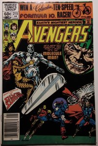 The Avengers #215 Newsstand (1982)