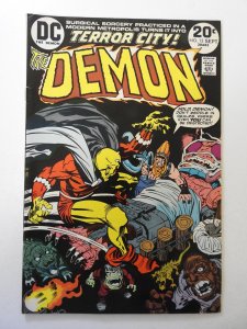 The Demon #12 (1973) VG Condition cover and 1st wrap detached top staple