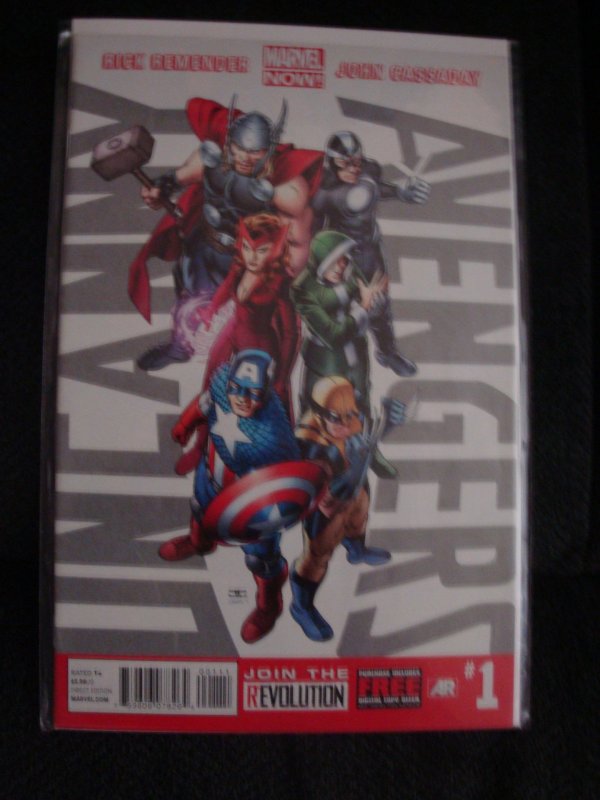 Uncanny Avengers #1 (2012) John Cassaday Cover & Art