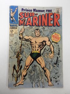 Sub-Mariner #1 (1968) VG+ Condition