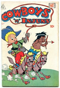 Cowboyus 'n' Injuns #7 1964- Golden Age  comic Reprint - FN