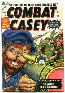 Combat Casey #20 1955- Bazooka cover- Atlas Golden Age VG+