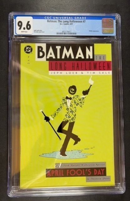 Batman: The Long Halloween #7 (1997) CGC 9.6! WHITE PAGES!