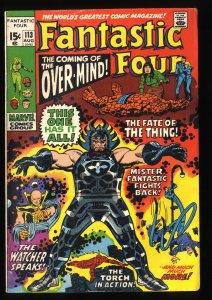 Fantastic Four #113 FN+ 6.5 1st Overmind!