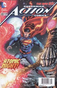 Action Comics (2nd Series) #22 (Newsstand) VF/NM ; DC | New 52 Superman Scott Lo