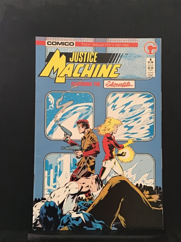 Justice Machine featuring The Elementals #4 (1986)