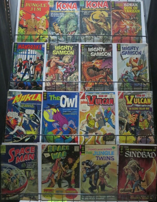 SILVER AGE ADVENTURE COMIC COLLECTION! 18 COMICS! (G-VG) Dell! Gold Key! King!