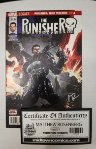 Matt Rosenberg signed The Punisher #218 (2018) with Certificate of Authenticity