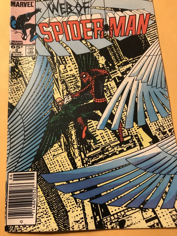 WEB OF SPIDER-MAN #3 : Marvel 6/85 Fn+; Vultures, Louise Simonson
